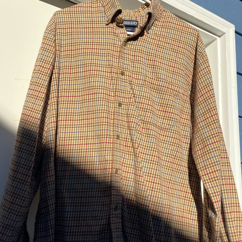 Lands End flannel